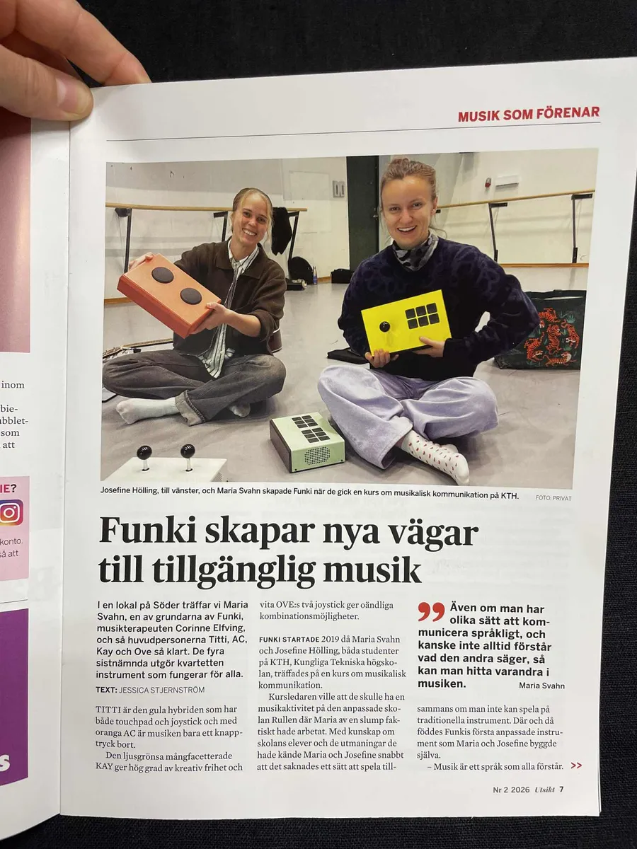 Artikel i RBU medlemstidning utsikt